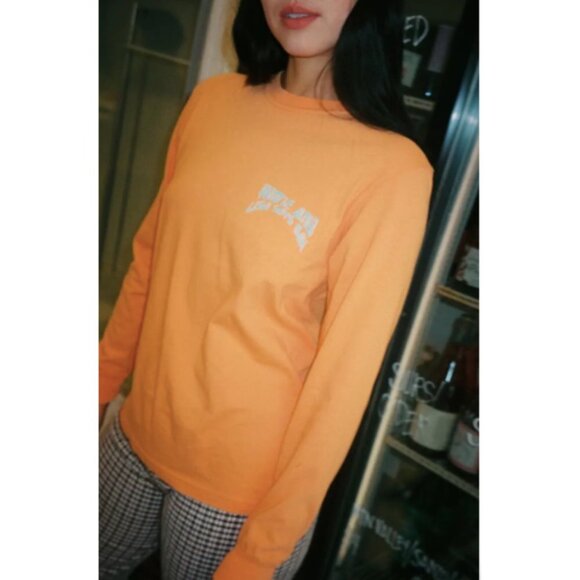 Lisa Says Gah Orange and Blue Long Sleeve Tee - Picture 2 of 7